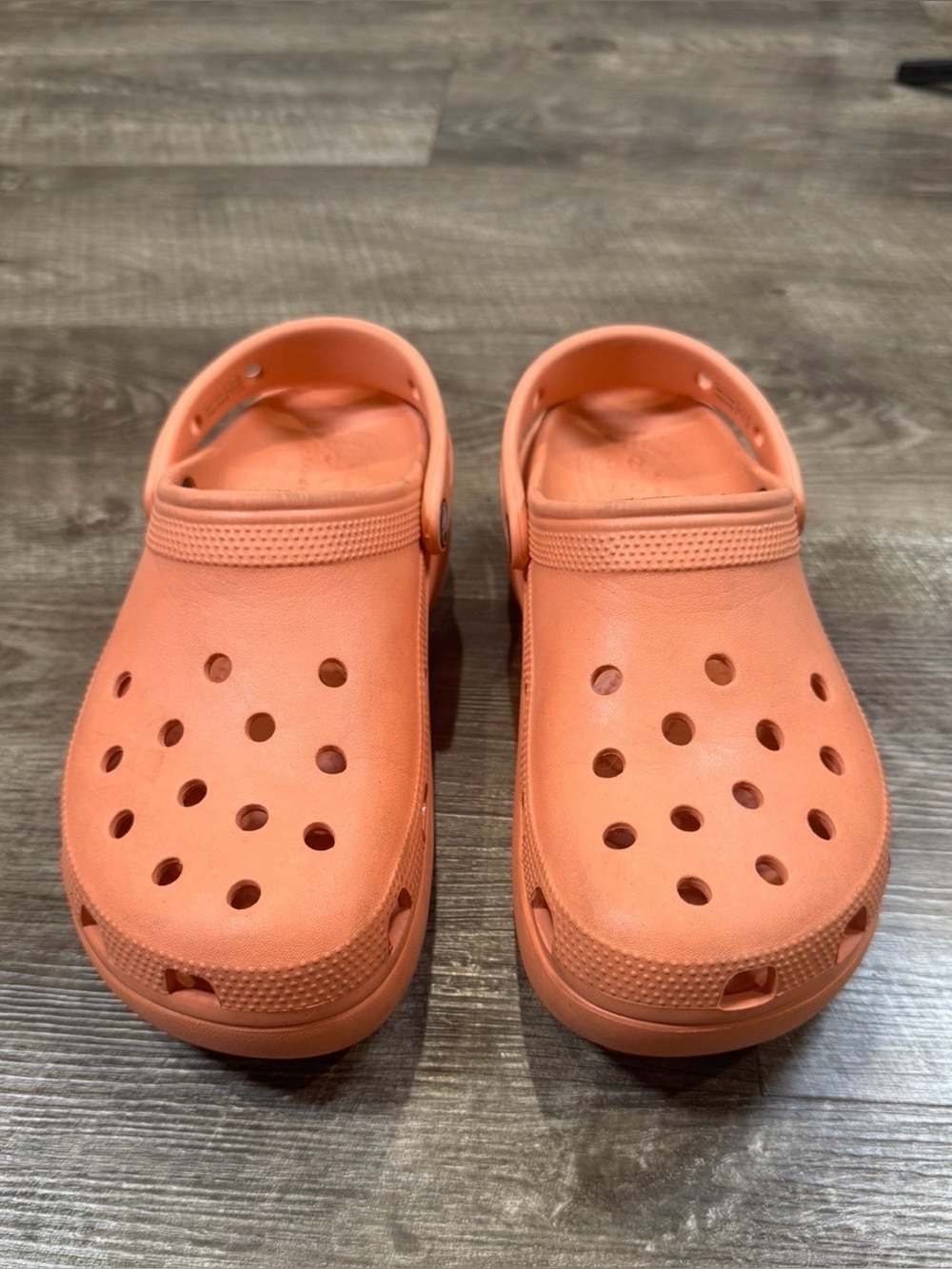 Crocs Womens Classic Platform Clog 206750-83E Papaya US W 8